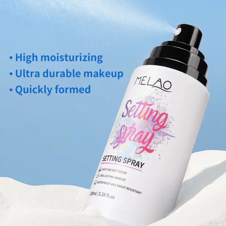 High Quality Vegan Shimmer Styling Photo Focus Matte Finish For Makeup Long Lasting Waterproof Setting Spray