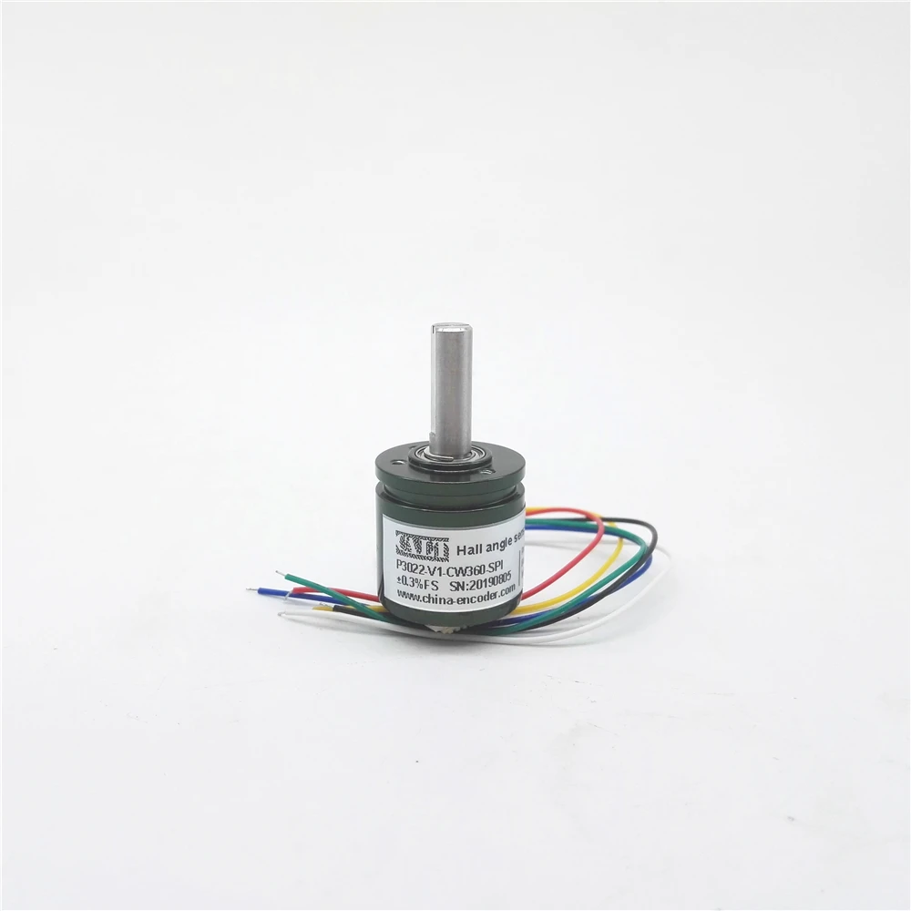 Mini Hall Effect Rotary Encoder 360 Degrees 12bit Angle Sensor P3022-V1-CW360-SPI