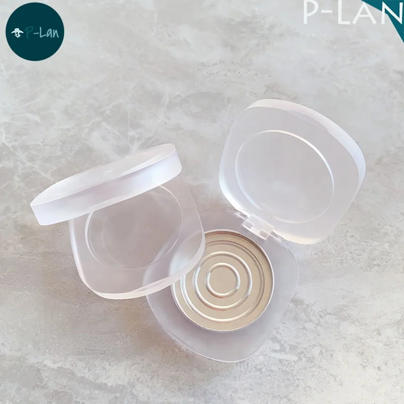 P-LAN Hot Sale 42mm Pan Frosted Empty Blush Face Powder Compact Case Custom Logo Press Powder Compact Case Packaging With Pan