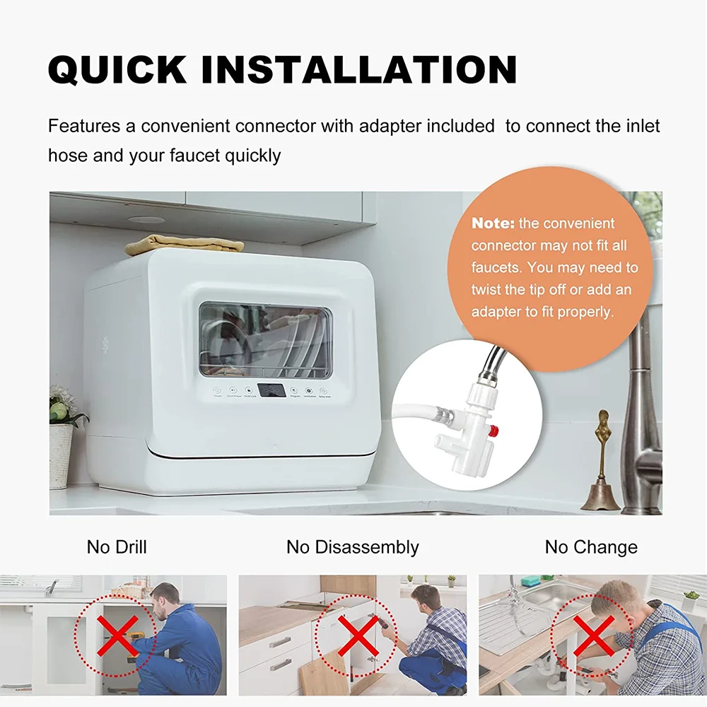 Multi-functions Smart Fully Automatic Lazy Mini Portable Table Top Dishwasher Home