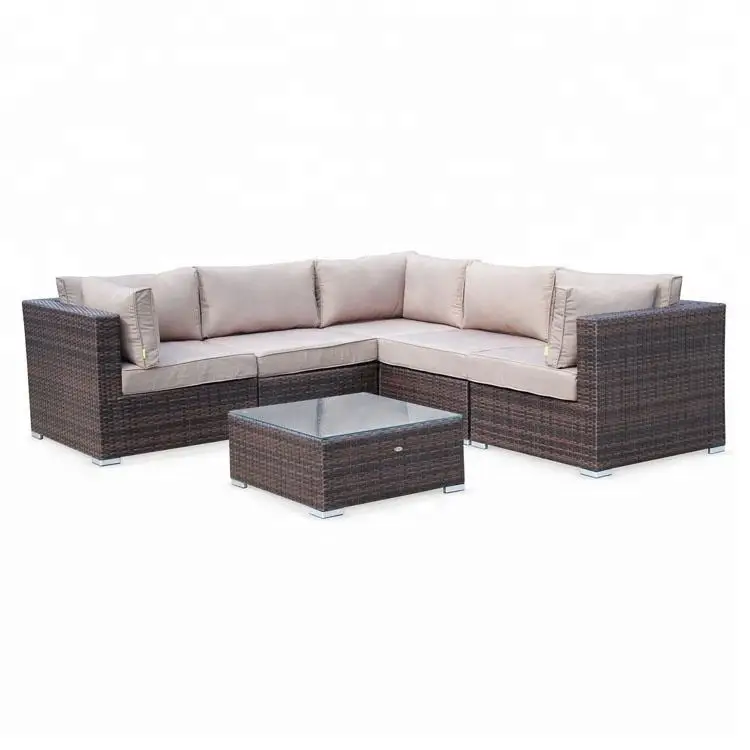 Outdoor Garden Furniture Synthetic Rattan Sofa Sets Contemporary High Quality Indoor and Outdoor Furniture Hot Sale Modern