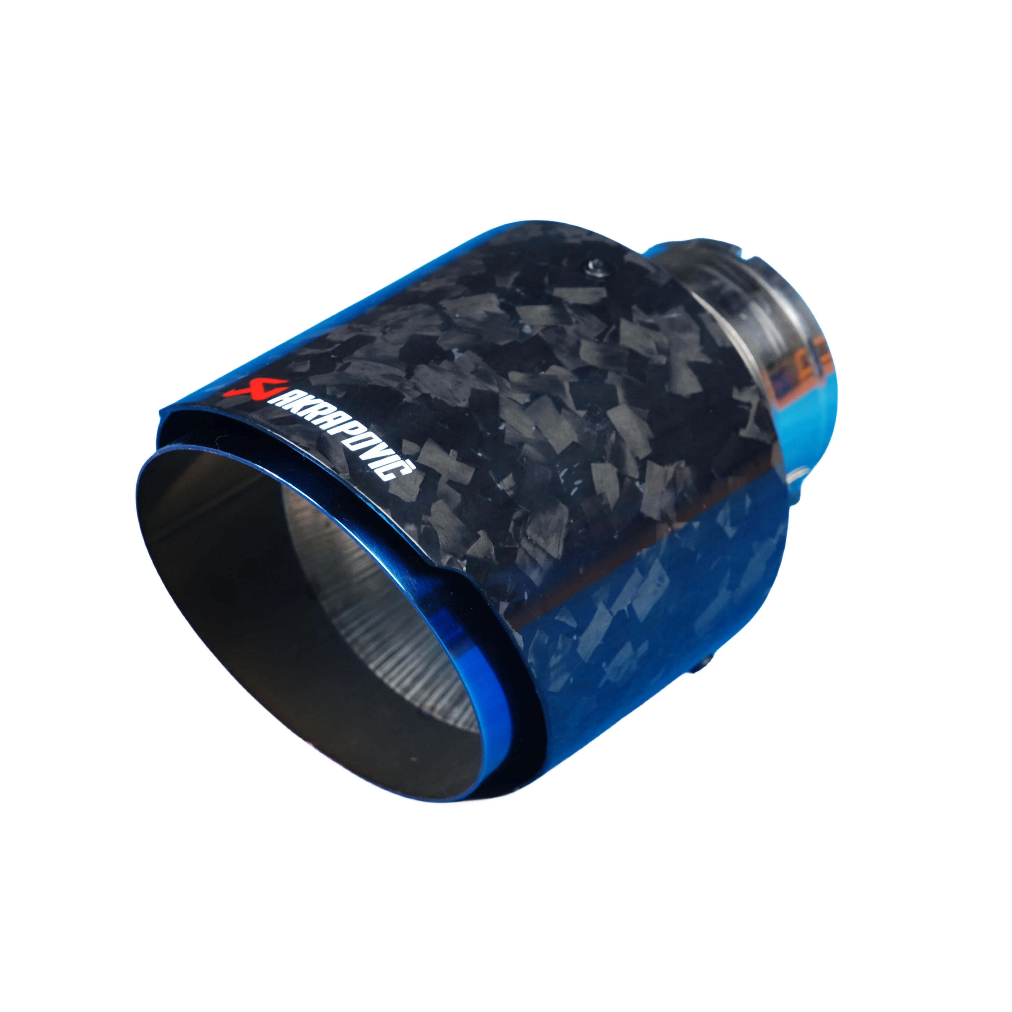 114mm Automobile exhaust modified stainless steel exhaust tip forged carbon fiber exhaust pipe tail throat