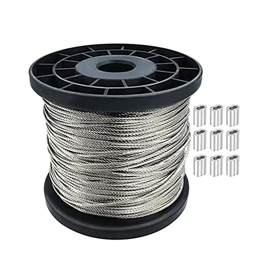 Best Quality 7x7 6MM High Strength High Efficiency and Durable Wire Rope used for Car and Ship Lashing