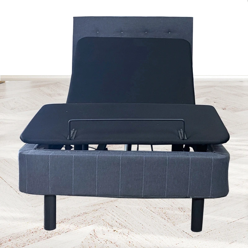 Price base frames king single cheap modern electric adjustable bed frame bed foldable platform with headboard