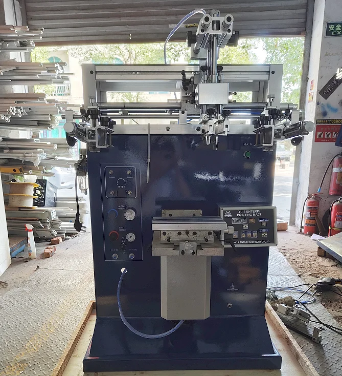 Glass bottle Screen Printing Machine Disposable Paper Cup Screen Printer For Printing In Cylindrical and Flat