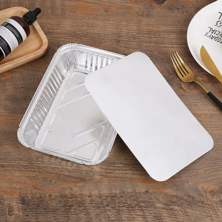 Одноразовая алюминиевая фольга в стиле Ближнего Востока 8389 контейнеров с крышками