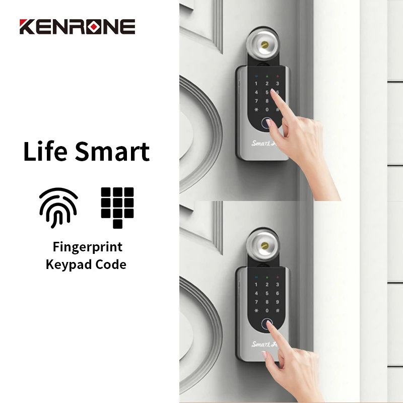 Anti-theft Tuya Digital Key Lock Box Car Window Key Lock Key Safe Storage Box