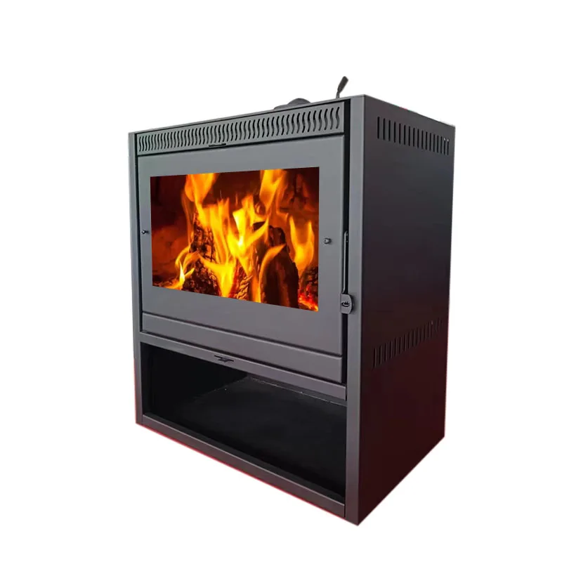 Classic Carbon Steel Cheap Low Noise Fireplace Wood Burning Small Particle Furnace A06 with Ce Certification