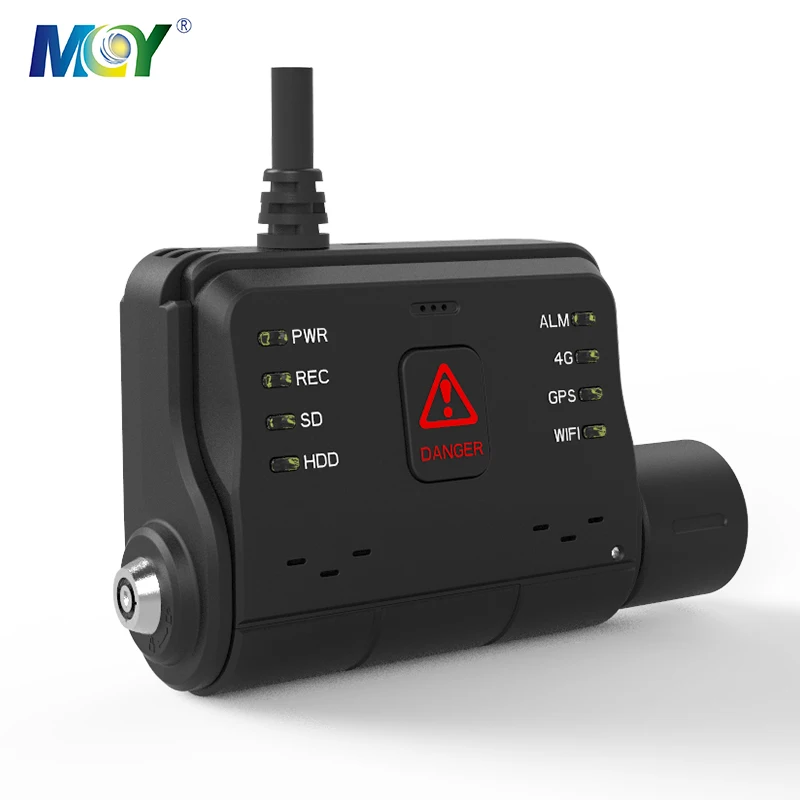 HD 4 Channel H.264 CMSV6 Camera LTE 4G Fleet GPS Big Truck Car Dashcam