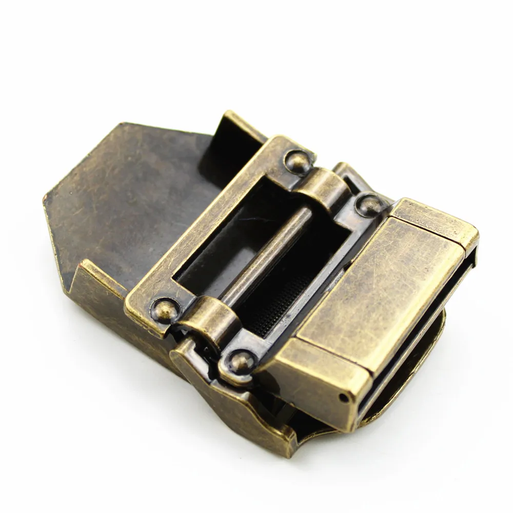 Custom Fashion Antique Men Smooth Metal Canvas Belt Buckle