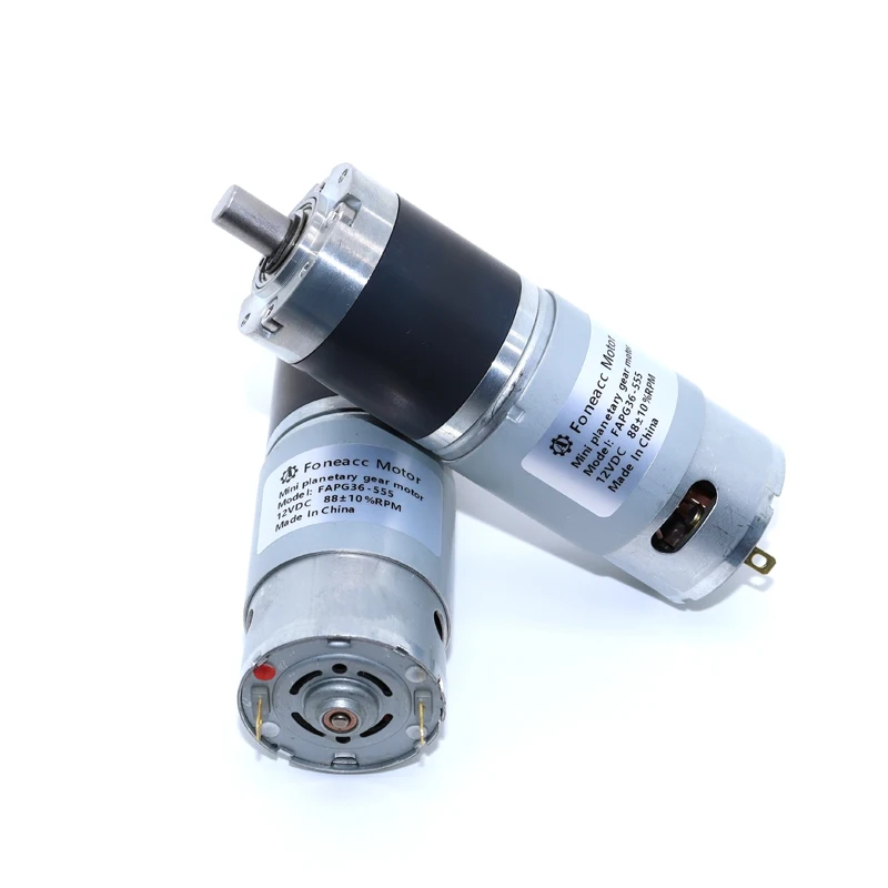 Pg36-555 мотор-редуктор 12v-24v высокий крутящий момент 60 кг. См низкоскоростной двигатель 21-80 об/мин планетарный двигатель постоянного тока для Diy части двигателя