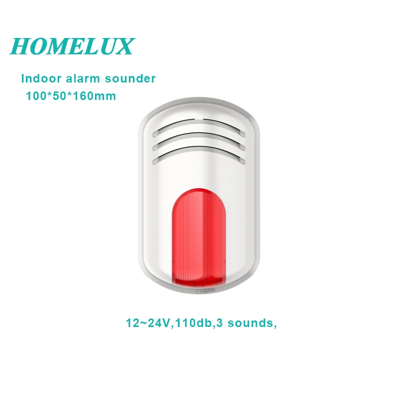 indoor alarm sounder 110db,3 sounds