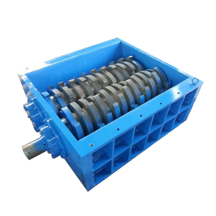Factory price plastic crusher double shaft  for recycling waste plastic shredder