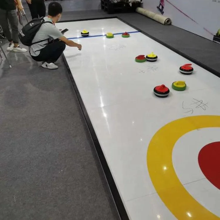 UHMWPE Material 1200*1000mm Hockey Synthetic Ice Rinks Portable Roller Skating Flooring/Synthetic Ice Rink