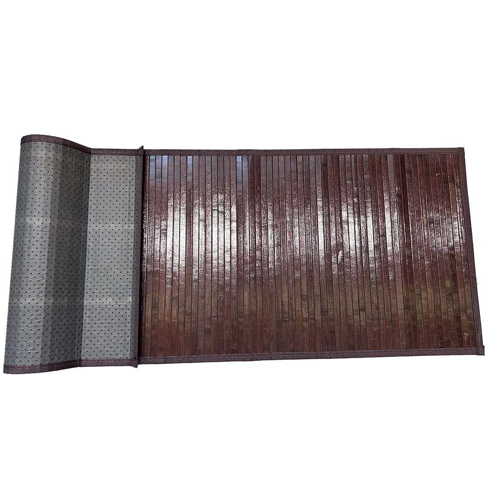 High quality long soft different colors indoor play flooring bedroom bamboo rug