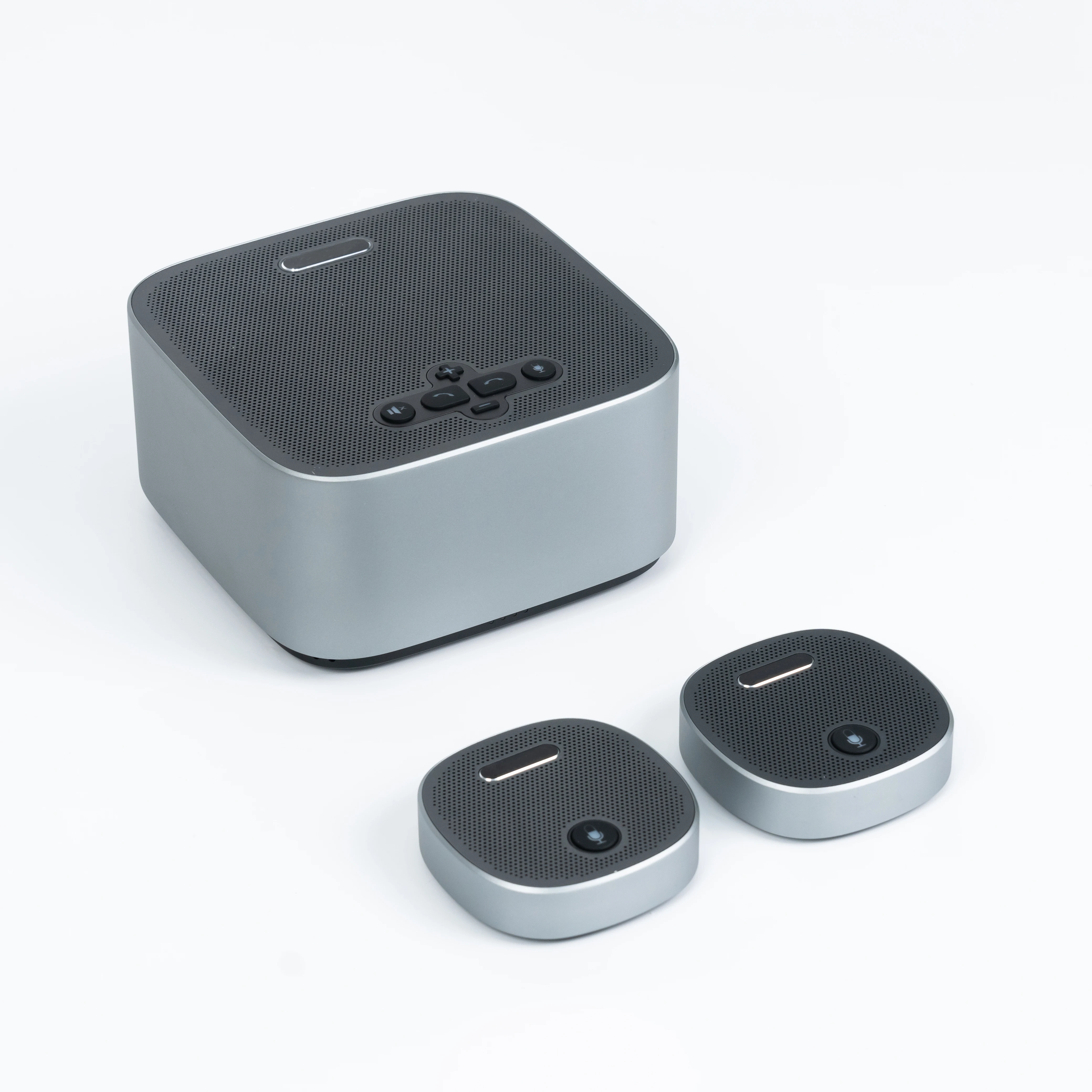 Omnidirectional Microphone Speaker Conference Room Conference Speakerphone with 2 Expansion Mics 8000mAh Battery Life