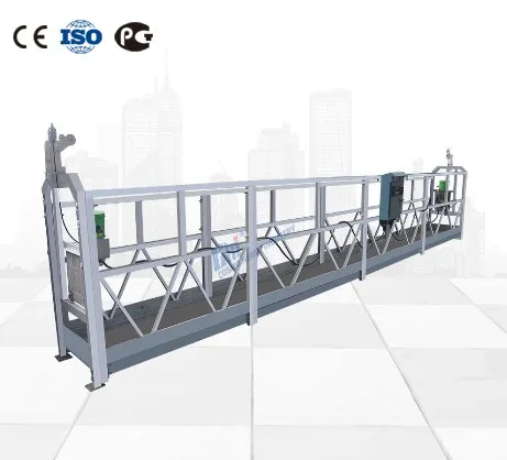 China manufacturer price rope zlp630 suspended lifting platform Gondola hot dipped galvanized zlp630 aerial suspended platform
