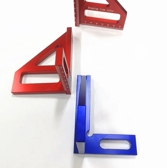 Factory Direct Selling Ruler Woodworking T-type Line Scriber Hole Scale Ruler Mark Line Gauge