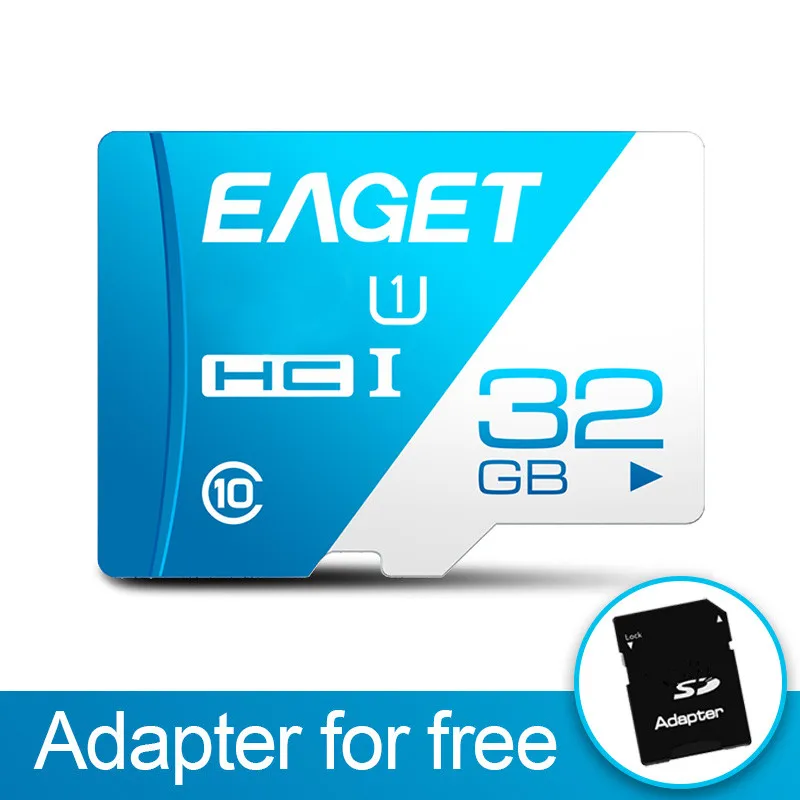  EAGET 16 ГБ-256 ГБ класс 10 tf карта для Samsung android телефона Спортивная камера sd планшет памяти с адаптером дверного