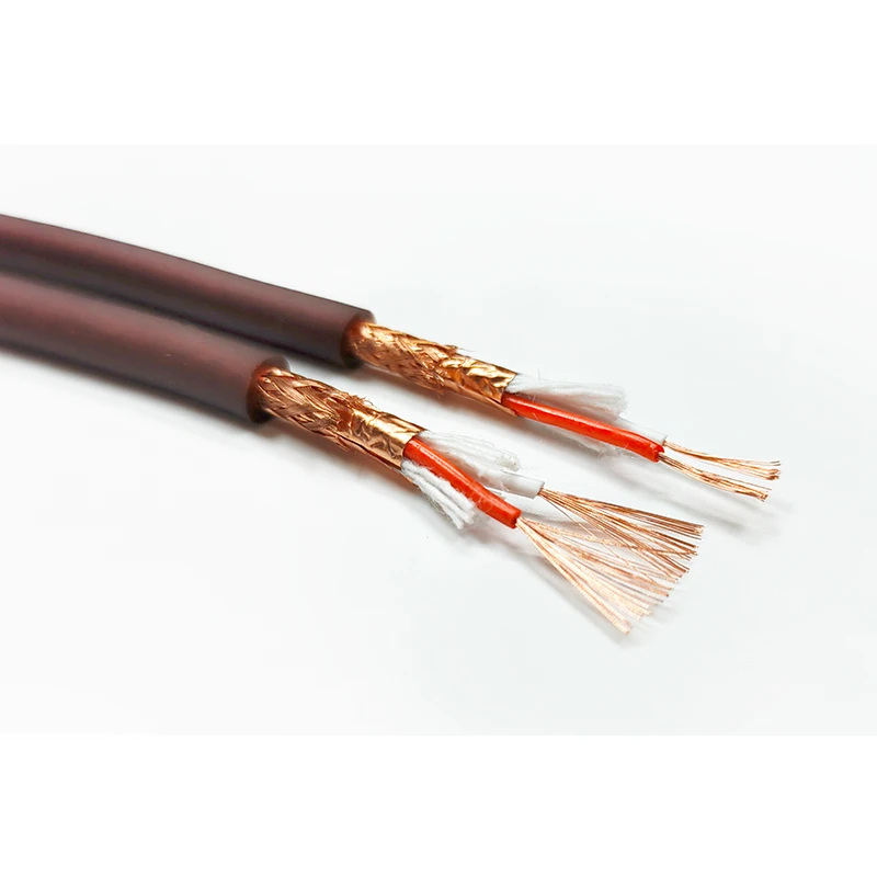 OFC Copper 2Cores Guitar DMX Console HIFI XLR Audio Mic Cable Wire Professional Microphone Cable Roll 100M Microphone Cable Bulk