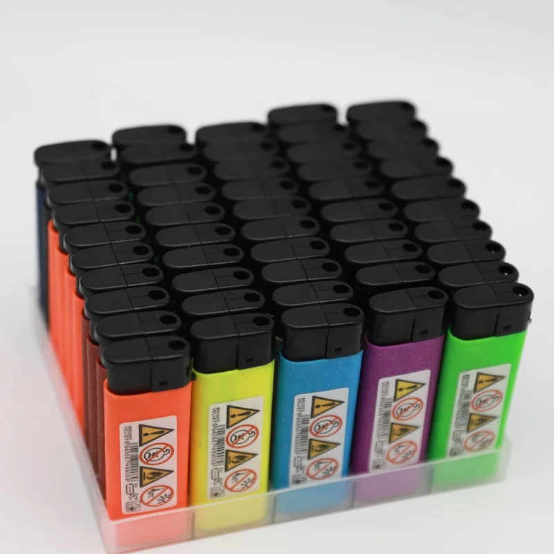 M6088 velvet high quality China factory electronic customized lighter children resistant lighter