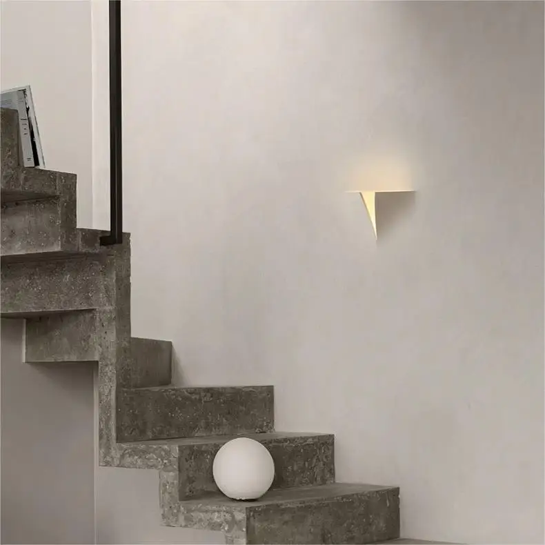 Профессиональный дизайн коммерческого освещения с регулируемой яркостью 9 Вт E14 бескаркасная двойная открытая светодиодная гипсовая лампа