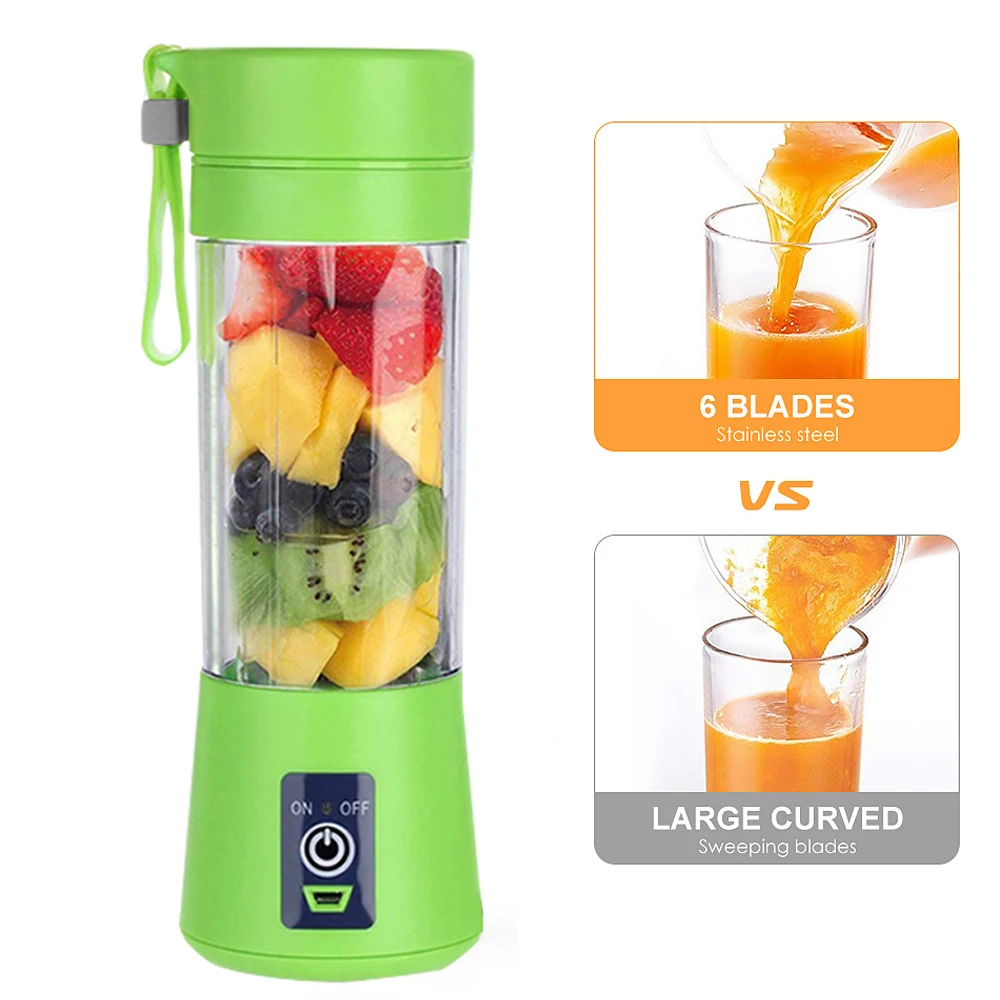 Mini Electric USB Portable Juicer Mixer Blender Fruit Vegetables Quick Juicing Kitchen Orange Juicer Machine