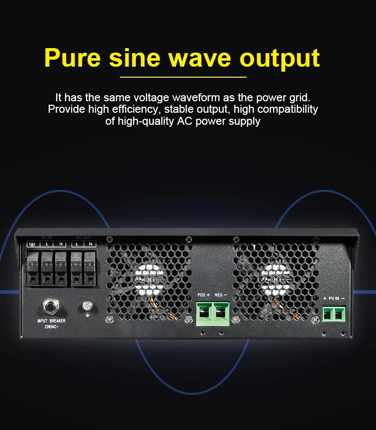 High Efficiency Pure Sine Wave Inverter Working Without Batteries 3.5kw Off Grid Solar Inverter With WIFI