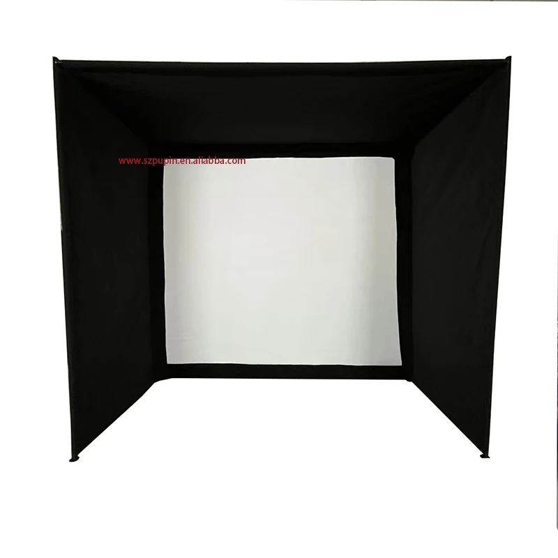Customized size Golf simulator enclosure Golf Swing Chipping cage