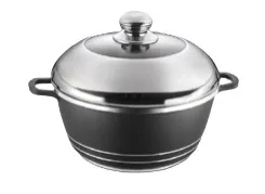 Factory Cookware Kitchen Cooking, Pot Sets Stainless Steel Cookware Set with Glass Lid/