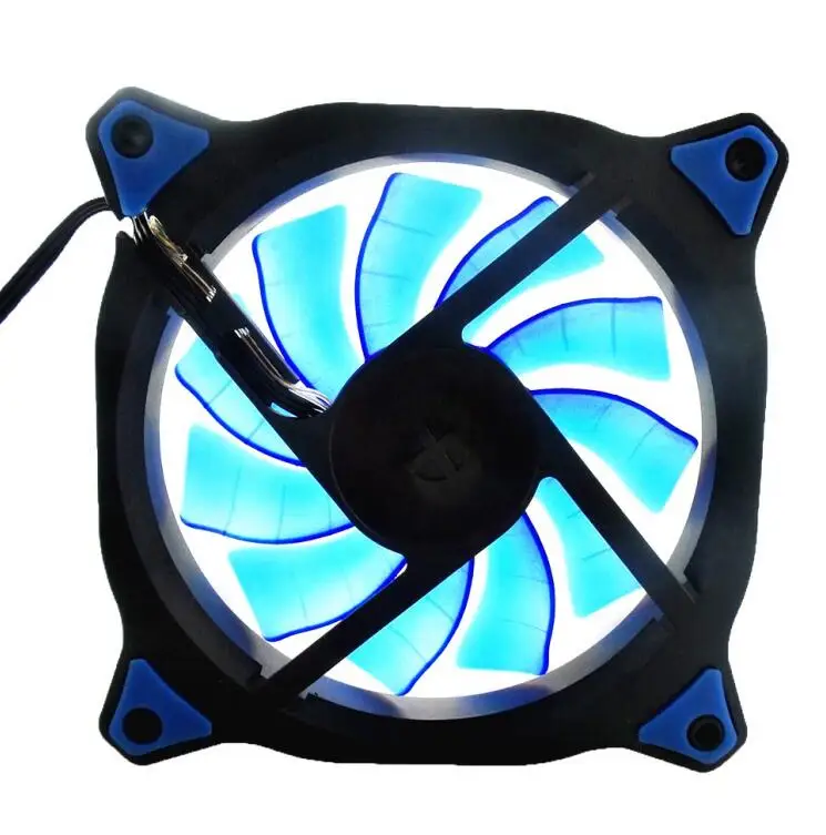 Высококачественный Вентилятор RGB 12 см для компьютера игровой вентилятор охлаждающий ПК может менять цвет и контроллер