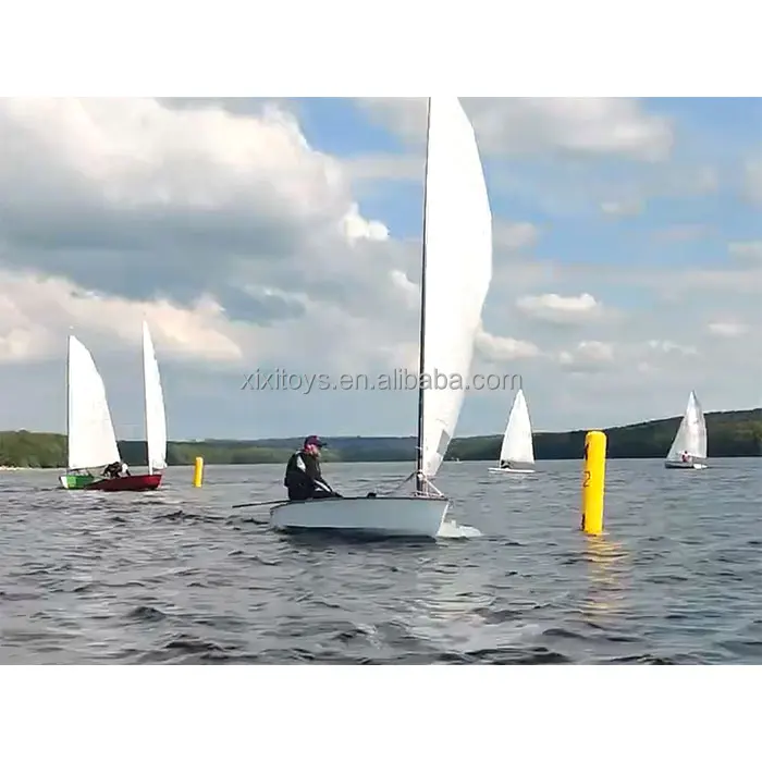 Swim event inflatable marker tubes buoy inflatable floating safety sausage pipe for water park