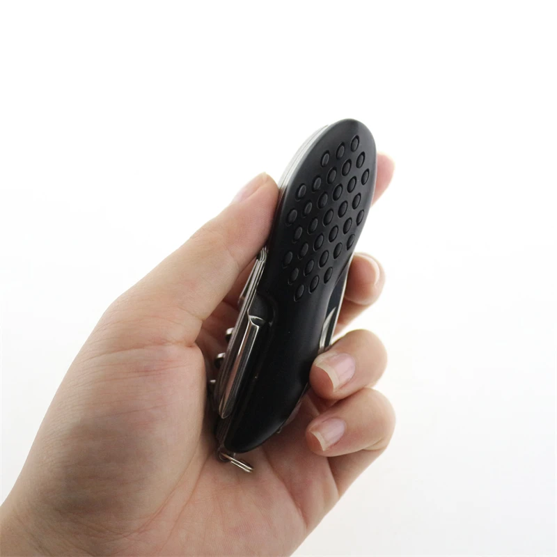 High quality 11 in 1 stainless steel multi knife utility EDC pocket multitool knife