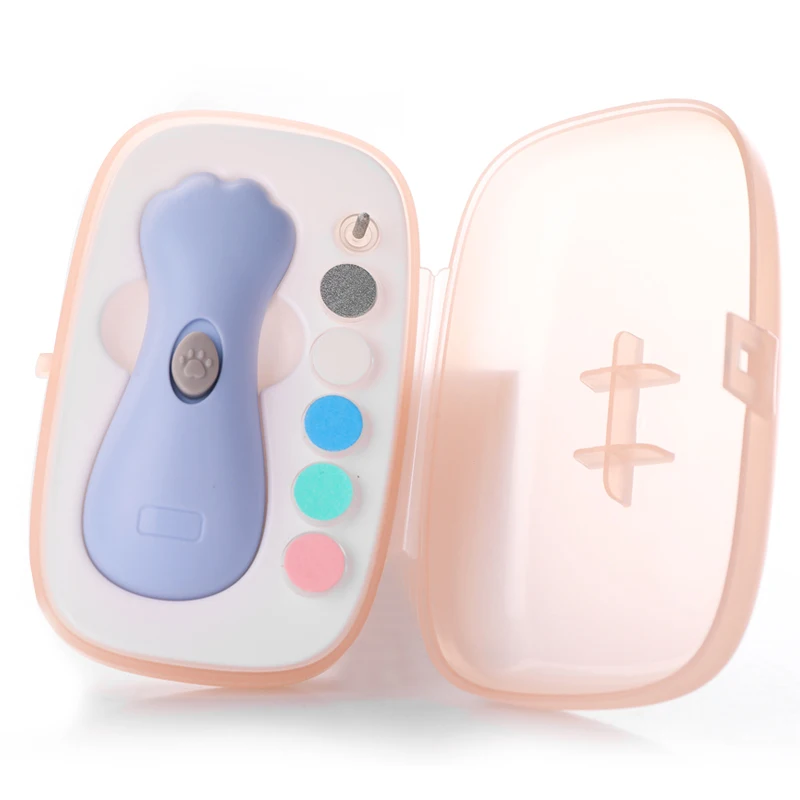 Hot Baby Nail Trimmer Electric Baby Manicure Pedicure Nail Scissors Set Portable And Safe