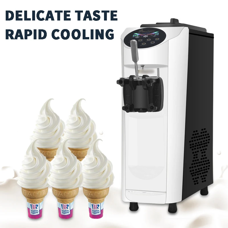 leak proof container for easy clean up Commercial Use Soft Ice Cream Machine