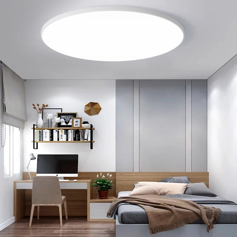 High Quality ABS PVC Circular Surface Installation 18w 24w 48w LED Ultra-thin Panel Light Ceiling Light