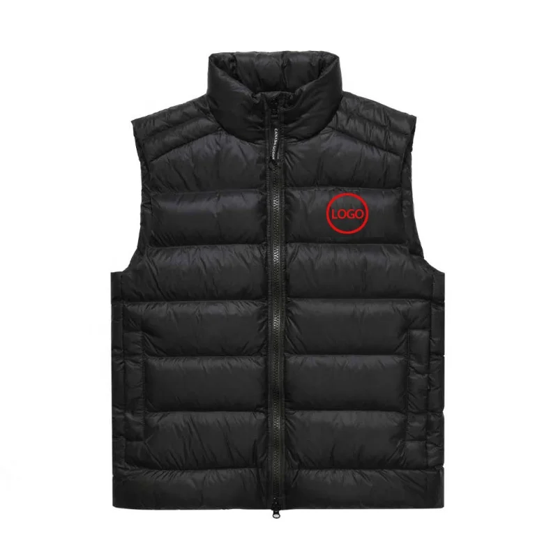 High Quality Canada Winter Warm Down Goose Puffer Vest Jacket for Men