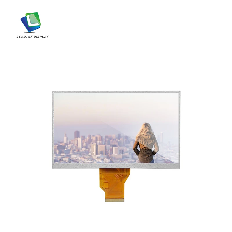 automotive lcd display 7 inch RGB connector TN normally white 800*480 resolution lcd module