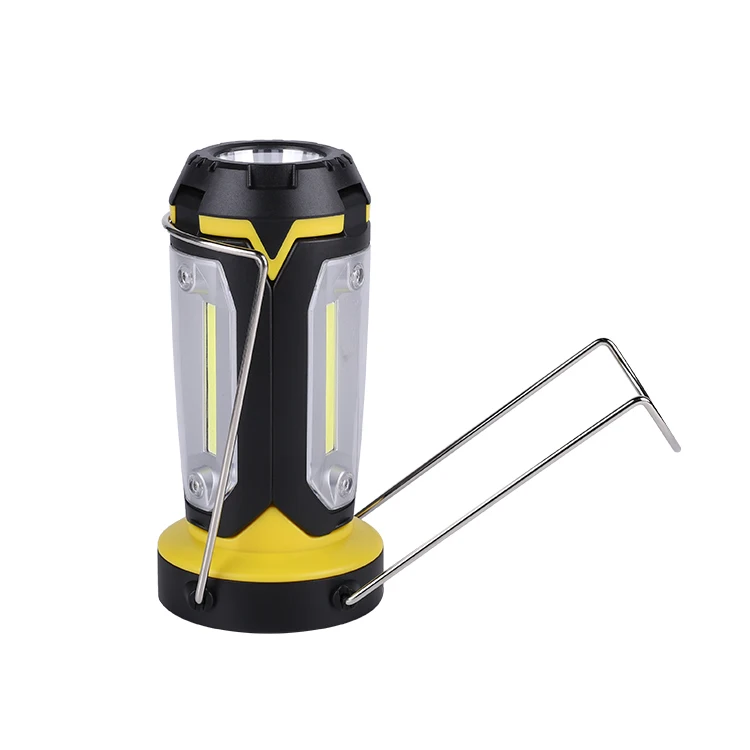 Outdoor Tent Lamp Cob Camping Flash Light Torch Usb Rechargeable Led Collapsible Camping Lantern