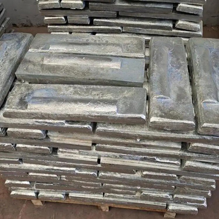 Wholesale high purity  99.95% 99.99% zinc ingot factory supply Tin Ingot Used in construction and electricity
