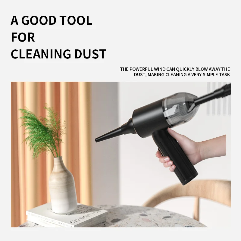 Rechargeable Cordless Portable Air Duster Wireless Vacuum Cleaner Mini Car Cleaner Vacuum for Car