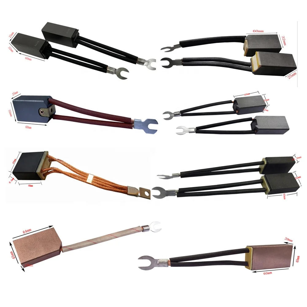 high quality 32X40X50 copper graphite carbon brush industry brush J204 series