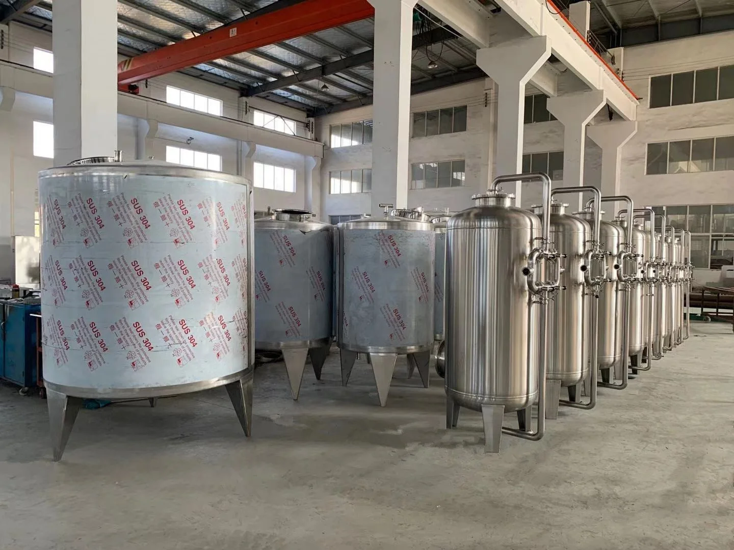 CE 1-50 T/H River water, lake, well water complete automatic ro system and water purifier 3000l