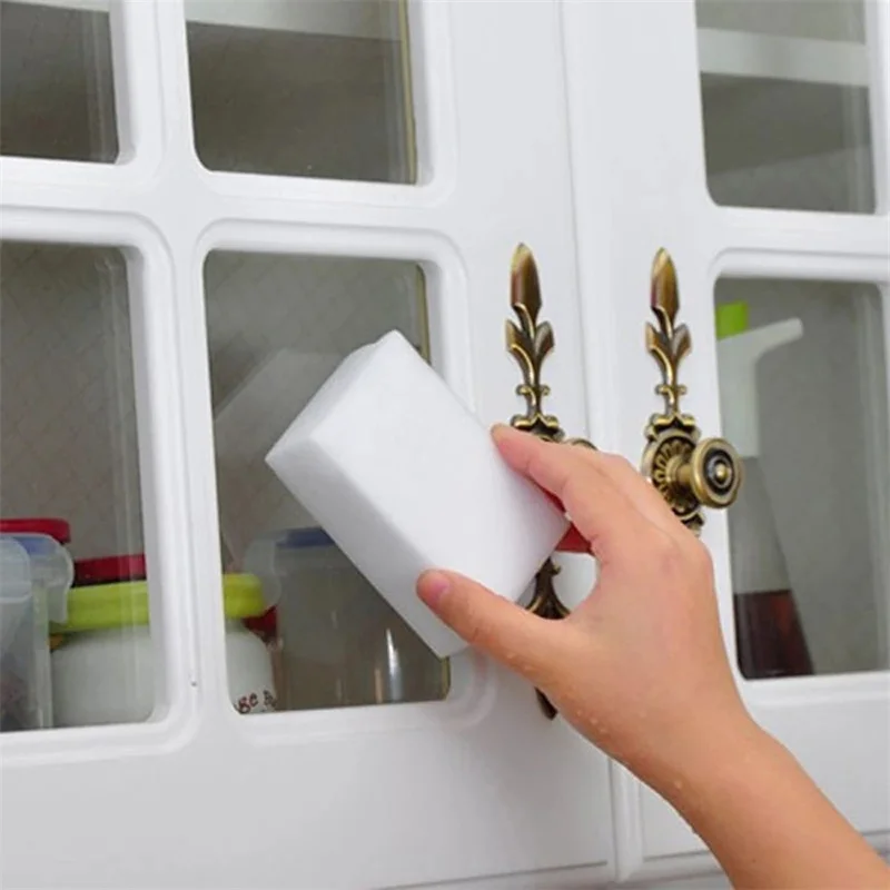 Reusable White Eraser Sponge Kitchen Magic Cleaning Sponge for Dishes Cleaning
