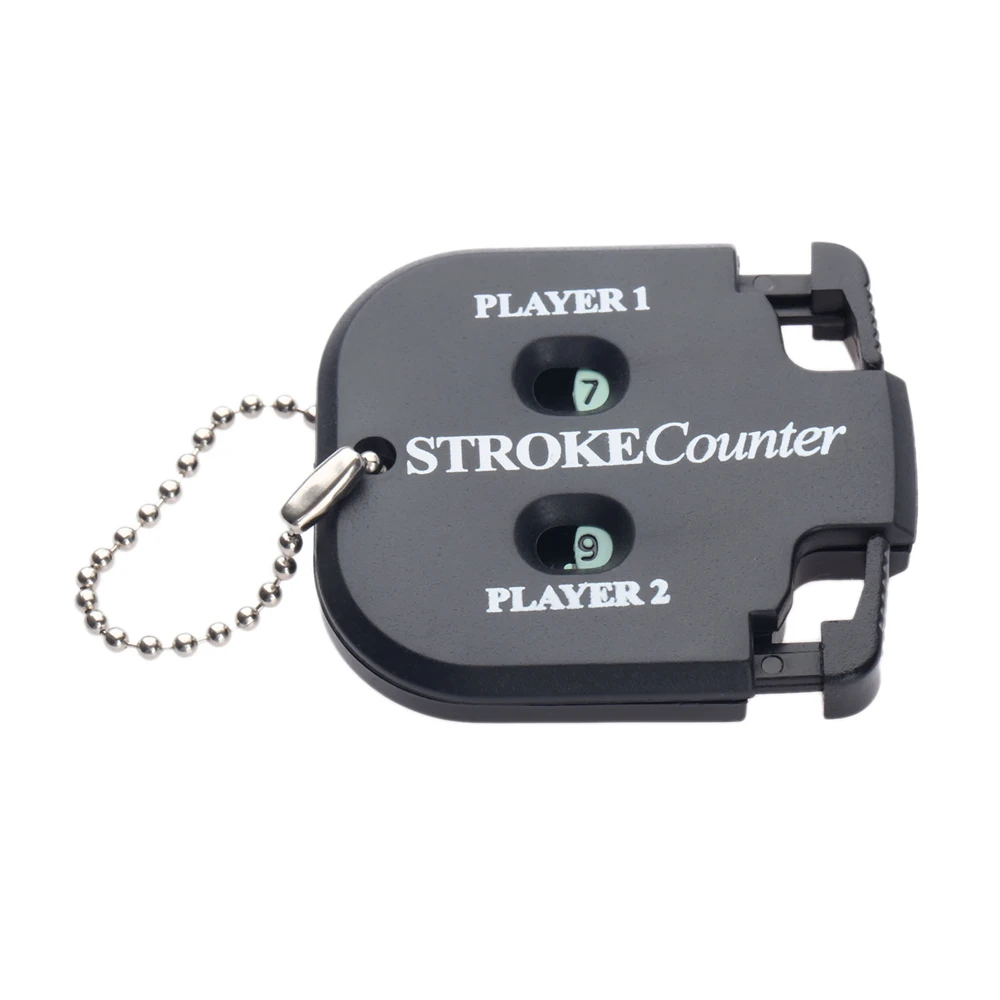 Mini Handy Golf Shot Count Stroke Putt Score Counter Two Digits Scoring Keeper With Key Chain Golf Training Aids Golf Accessorie