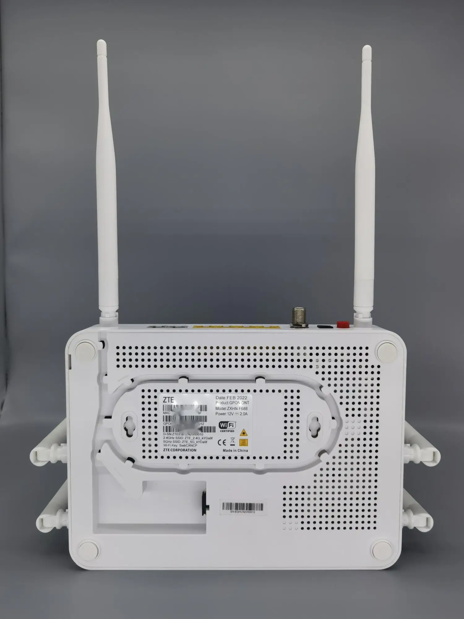 NEW Original  ZXHN F688 V6.0 AC2000 wifi 4ge 2pots  CATV 2.4g 5g  ont Gpon  fiber router 4ge+2ports+wifi  Compatible with ZTE OL