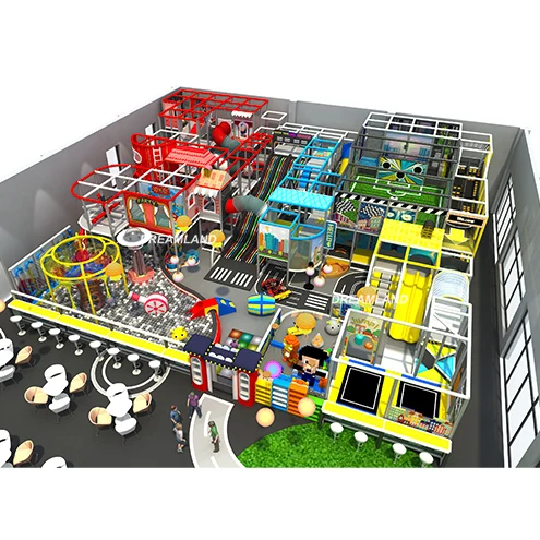 Professional Wholesaler of Amusement Park Equipment Soft Play Indoor Plastic Playground for Kids with Maze for Children