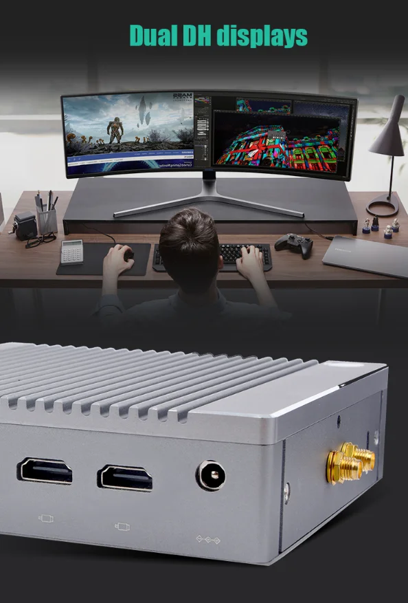 Good Quality computer from China Barebone PC with VESA MOUNT