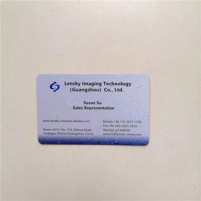 Hot-selling 3d cutting business cards lenticular name card for promotion