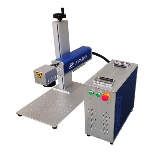 Mini stainless steel nameplate Trophy fiber laser engraving marking machines for metal nonmetal logo prining cutting